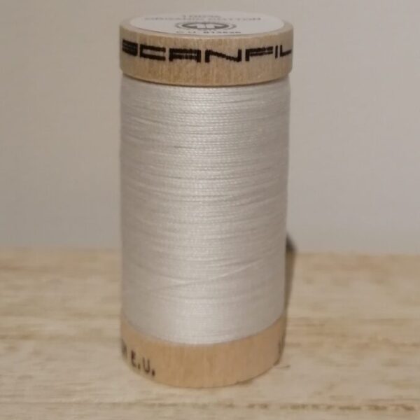 Bio Organic Scanfil katoengaren 100m, kleur naturel.