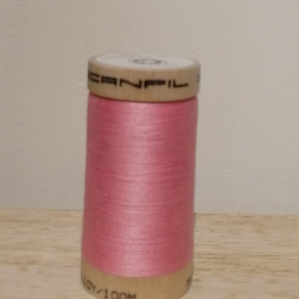 Bio Organic Scanfil katoengaren 100m, kleur lichtroze.