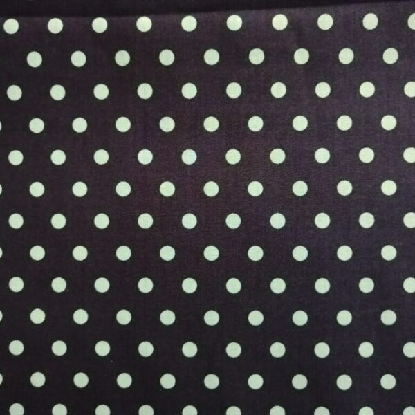 Katoen dots blue/mint.