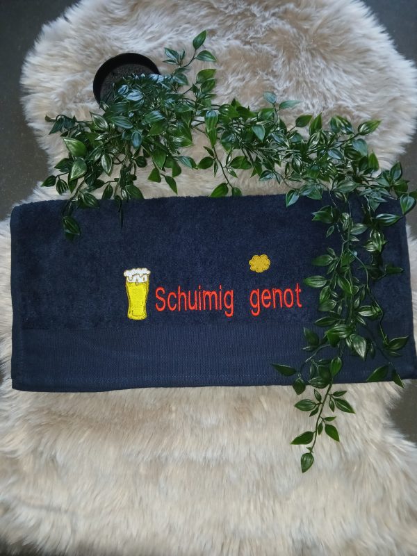 Handdoek van Bio Organic katoen : Schuimig genot