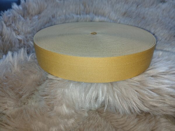 Taille sierelastiek Camel, 4 cm.
