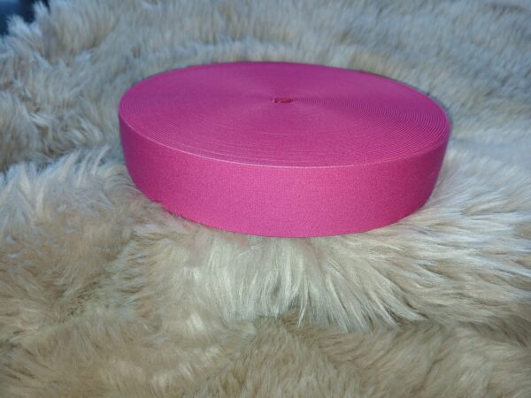 Taille sierelastiek Fuchsia, 4 cm.