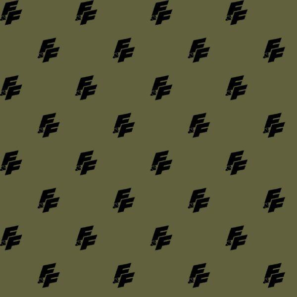 Poplin katoen Fast & Furious, kleur pickle.